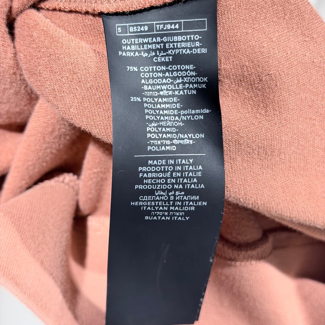 (A+/S) / 톰포드 벨벳 벨루어 투웨이 후드집업 상품이미지7