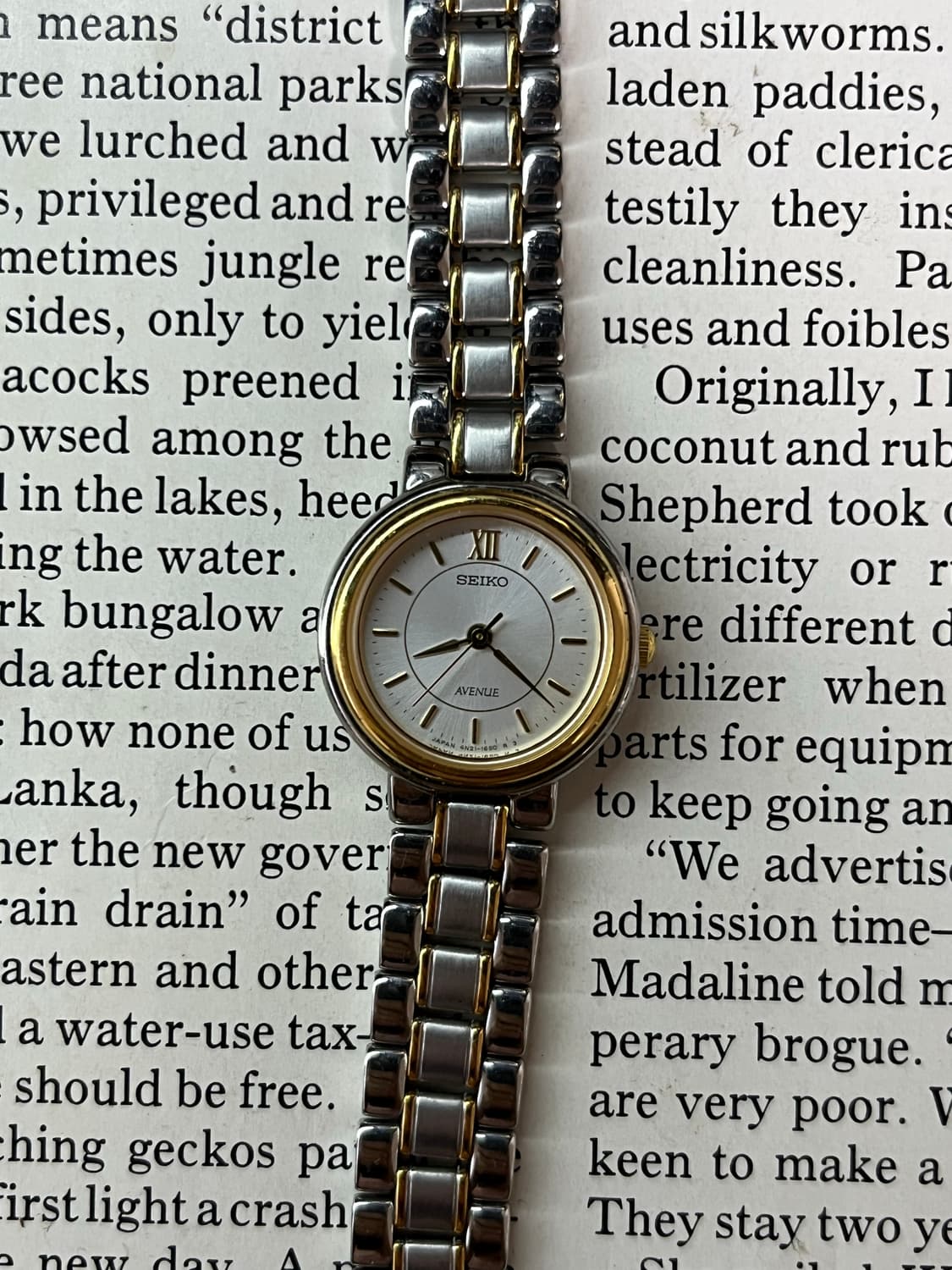 SEIKO 미니 스퀘어 레이디스 쿼츠 상품이미지1