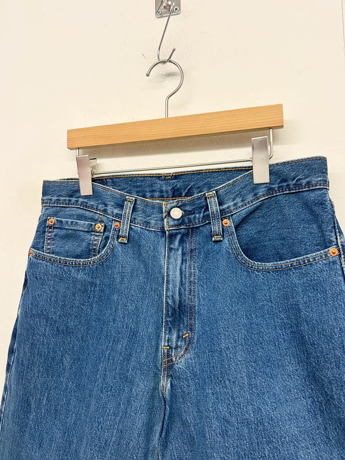 00s 빈티지 리바이스 청반바지 컷오프 데님 쇼츠 상품이미지2