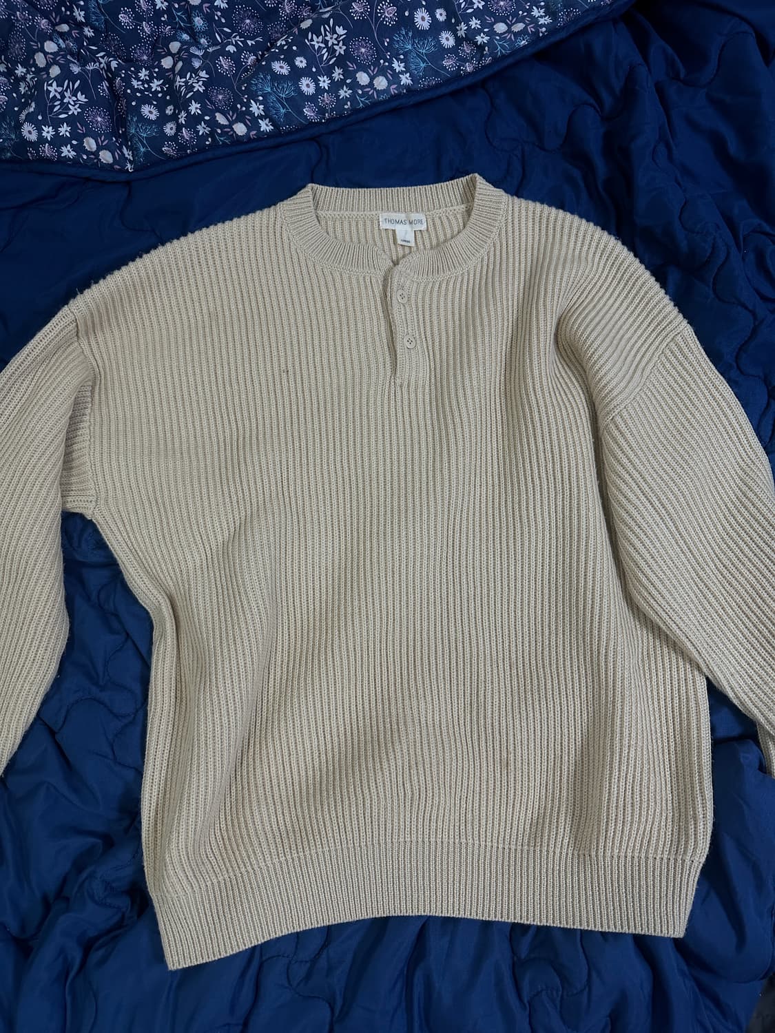 토마스모어 브로디 헨리넥 니트-아이보리 상품이미지2