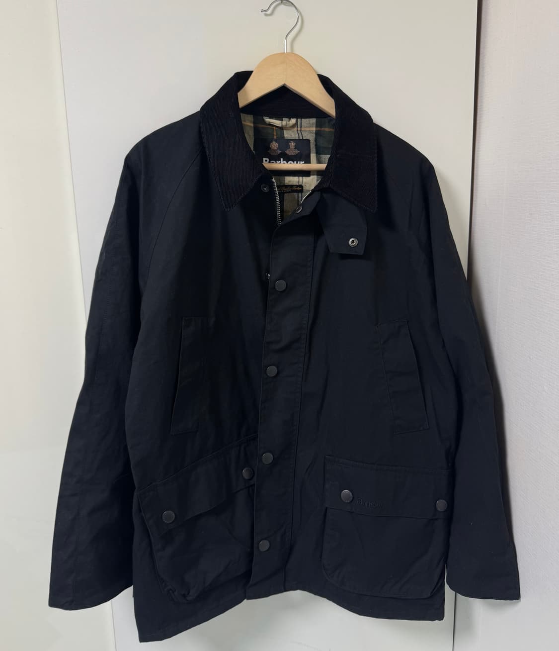 [XL]바버 왁스자켓 애쉬비 블랙(비데일+뷰포트) 상품이미지2