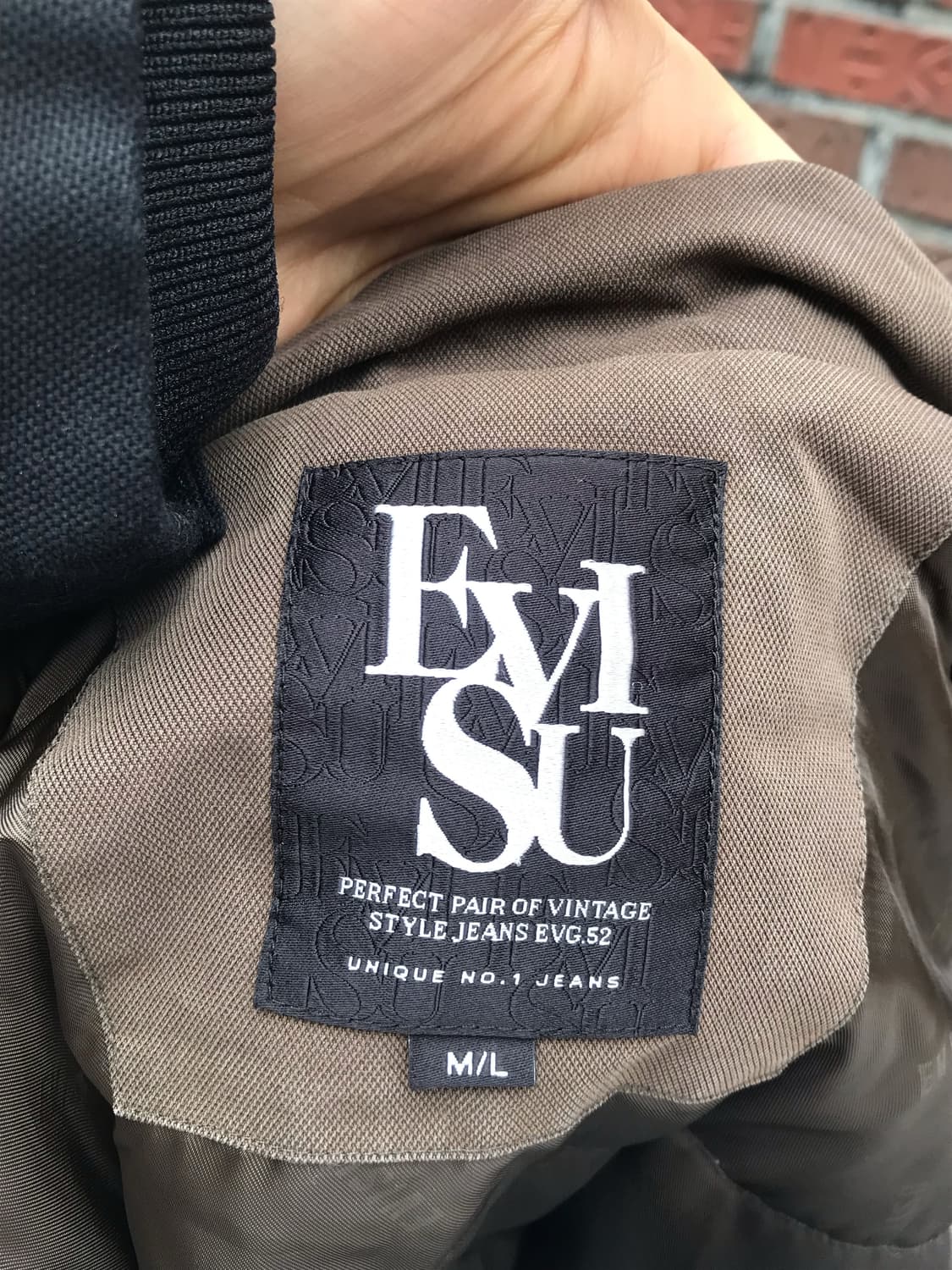 EVISU 카키 점퍼 상품이미지6