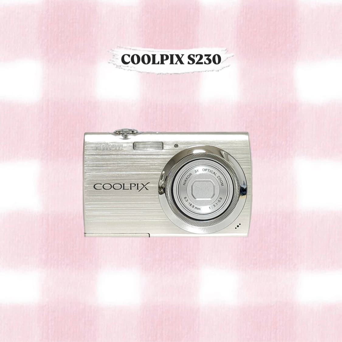 니콘 쿨픽스 S230 실버 빈티지디카 상품이미지1