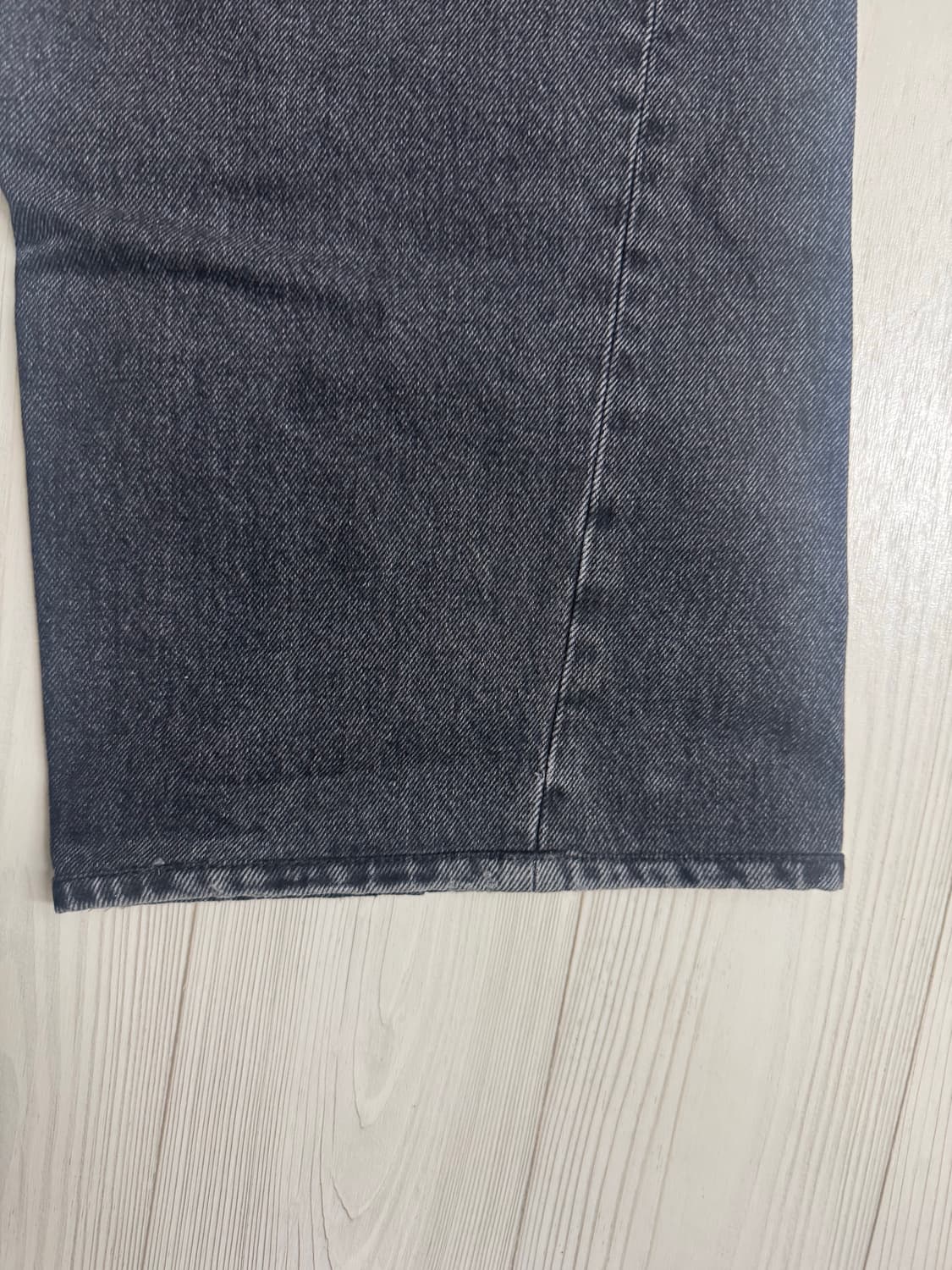 선플라워 와이드 트위스트 워시드 블랙 32/32 상품이미지4