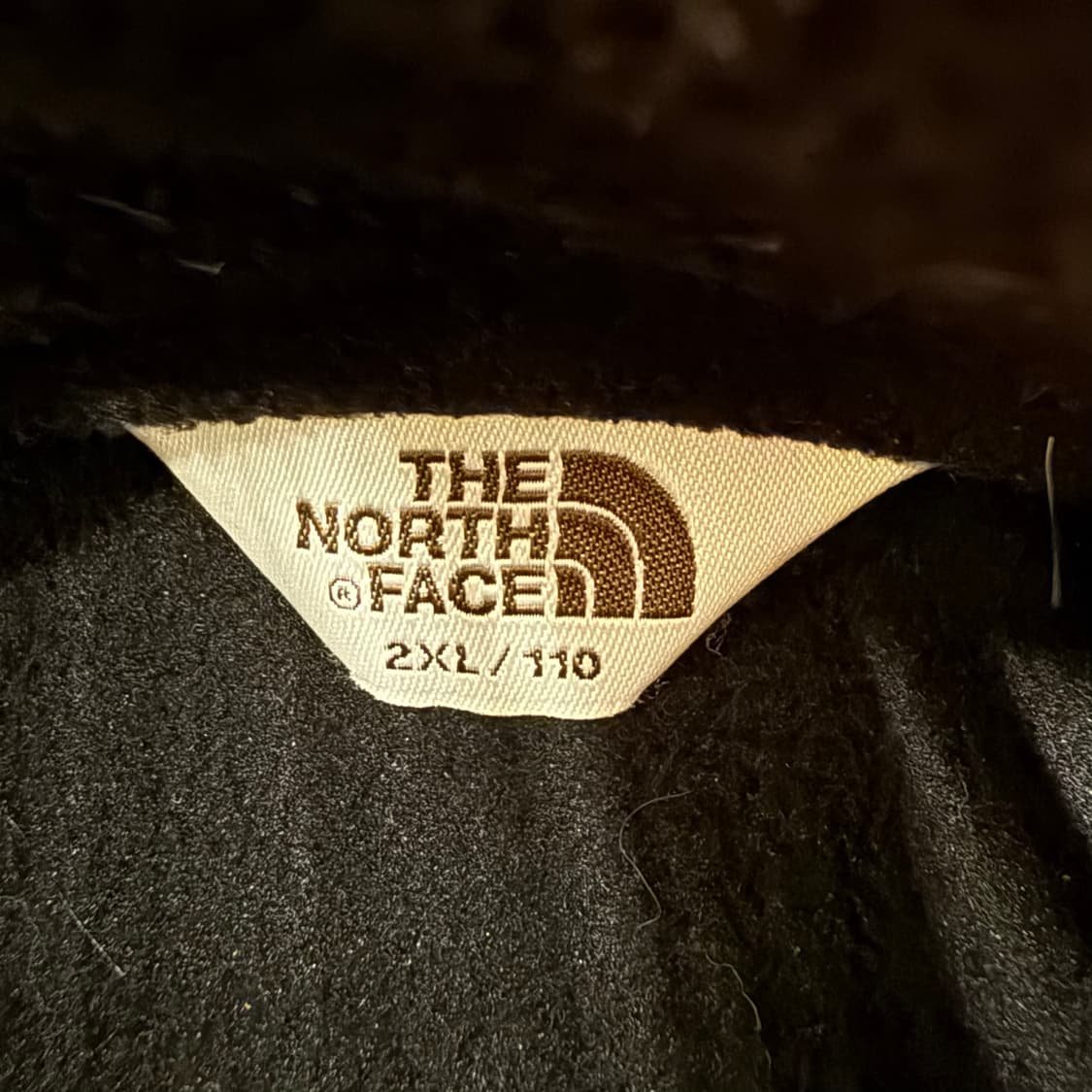 [정품/2XL] 노스페이스 검정색 뽀글이 플리스 집업 b16 상품이미지5