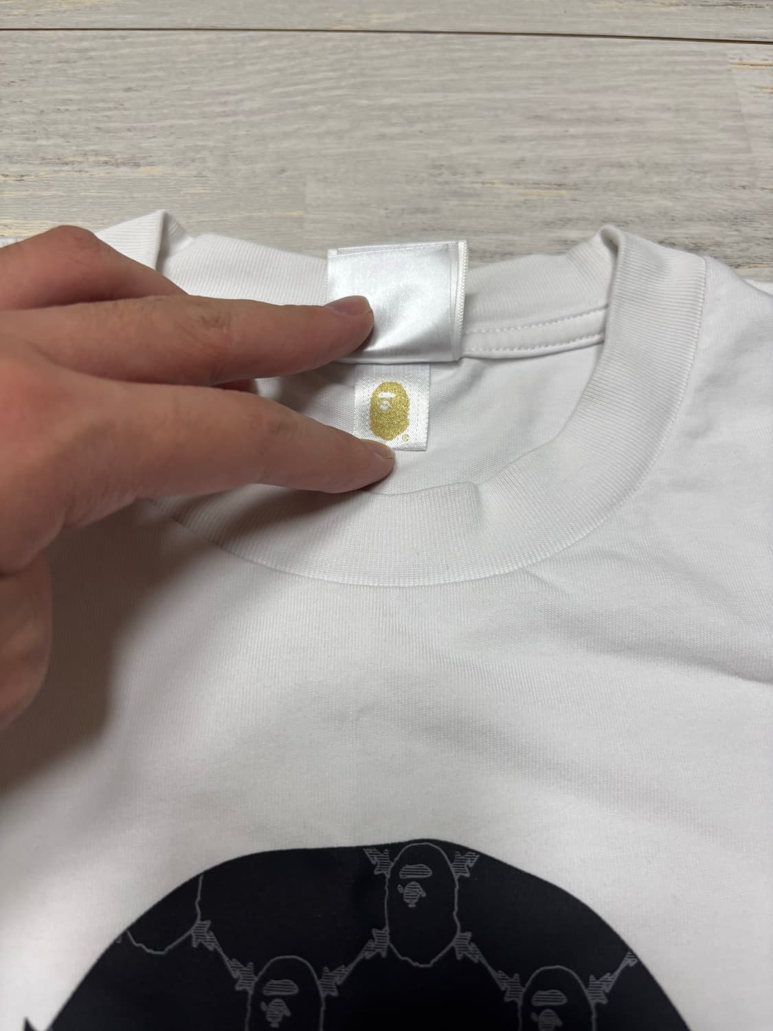 베이프 2025 시티 카모 컬리지 반팔 급처 상품이미지3