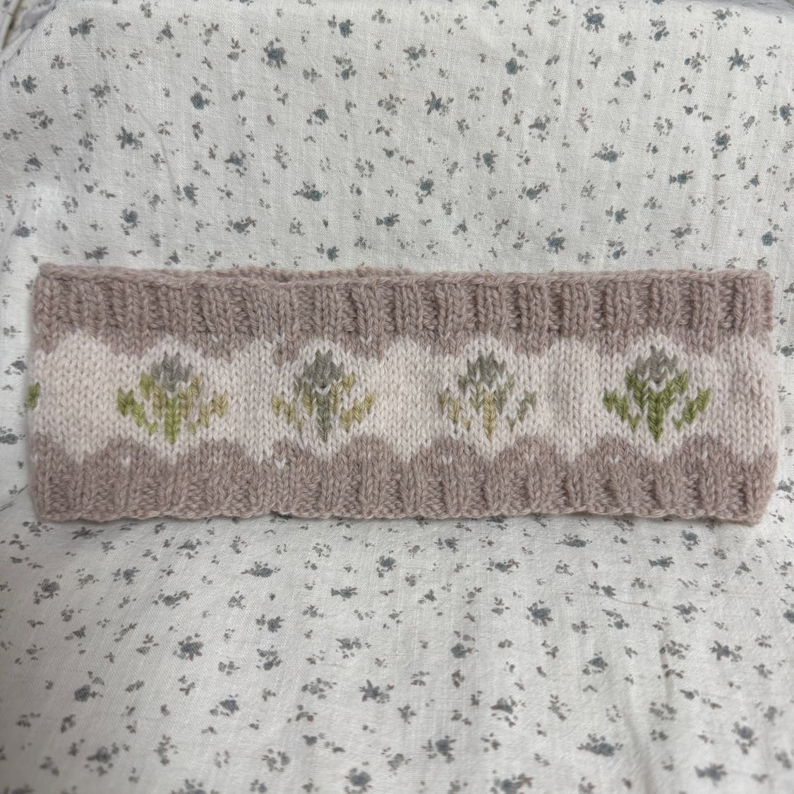 [핸드메이드] 뜨개 자수 헤어밴드 상품이미지2