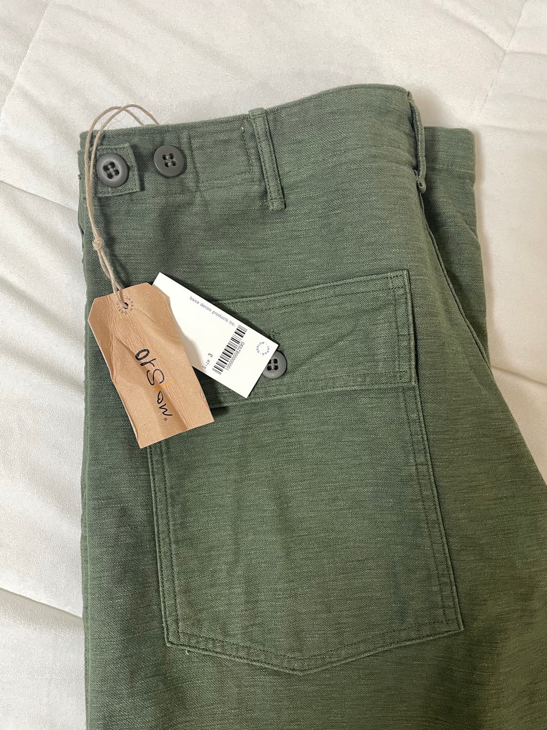 Orslow 퍼티그 팬츠 새상품 사이즈 3 상품이미지1