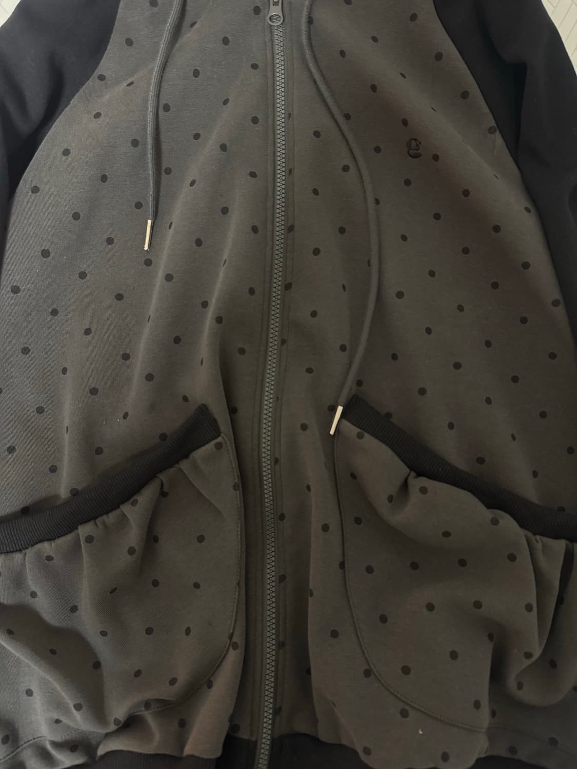 썸플에이스 도트 후드집업  상품이미지3