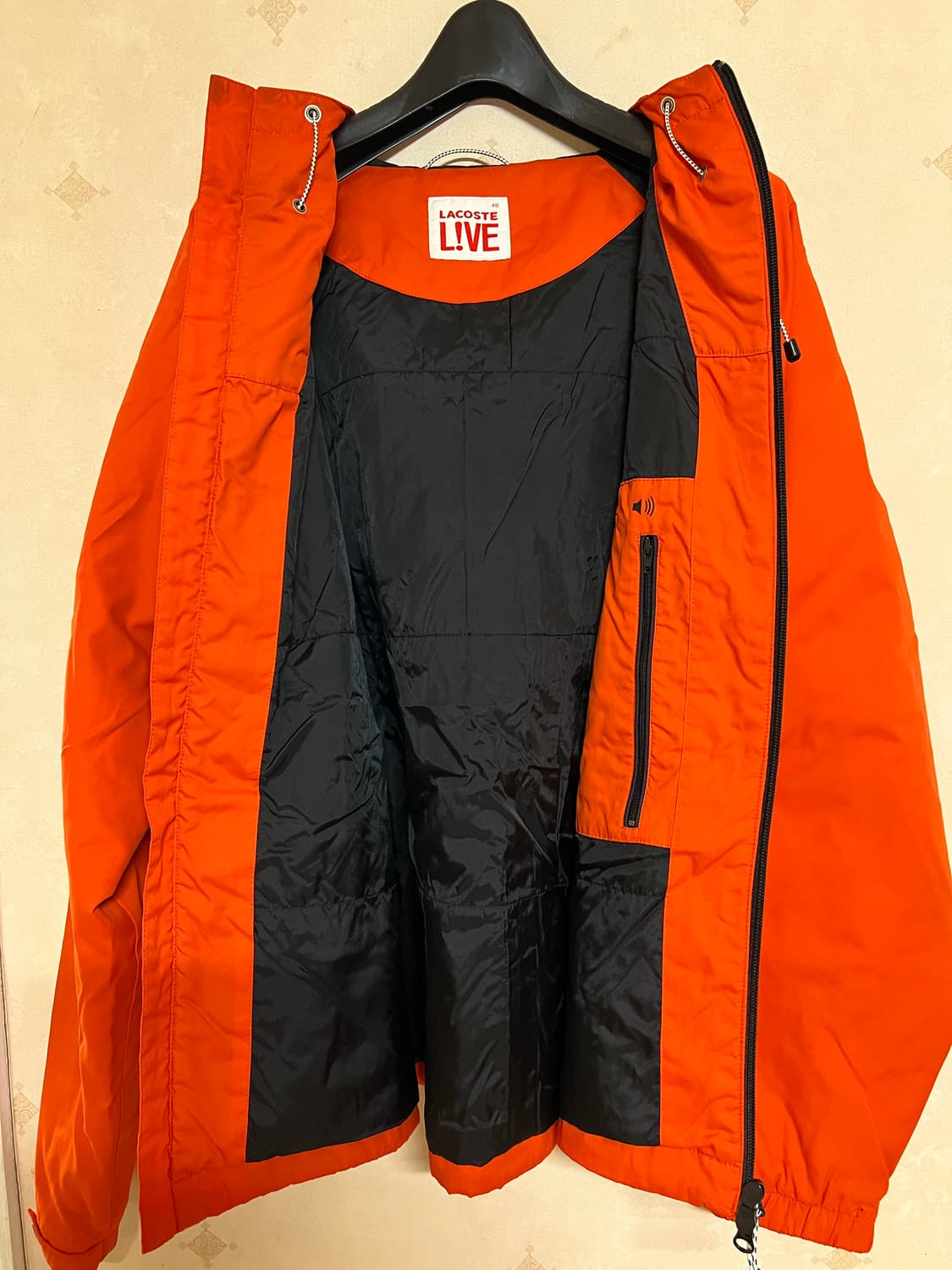 라코스테 LIVE 오렌지색 점퍼입니다 상품이미지4