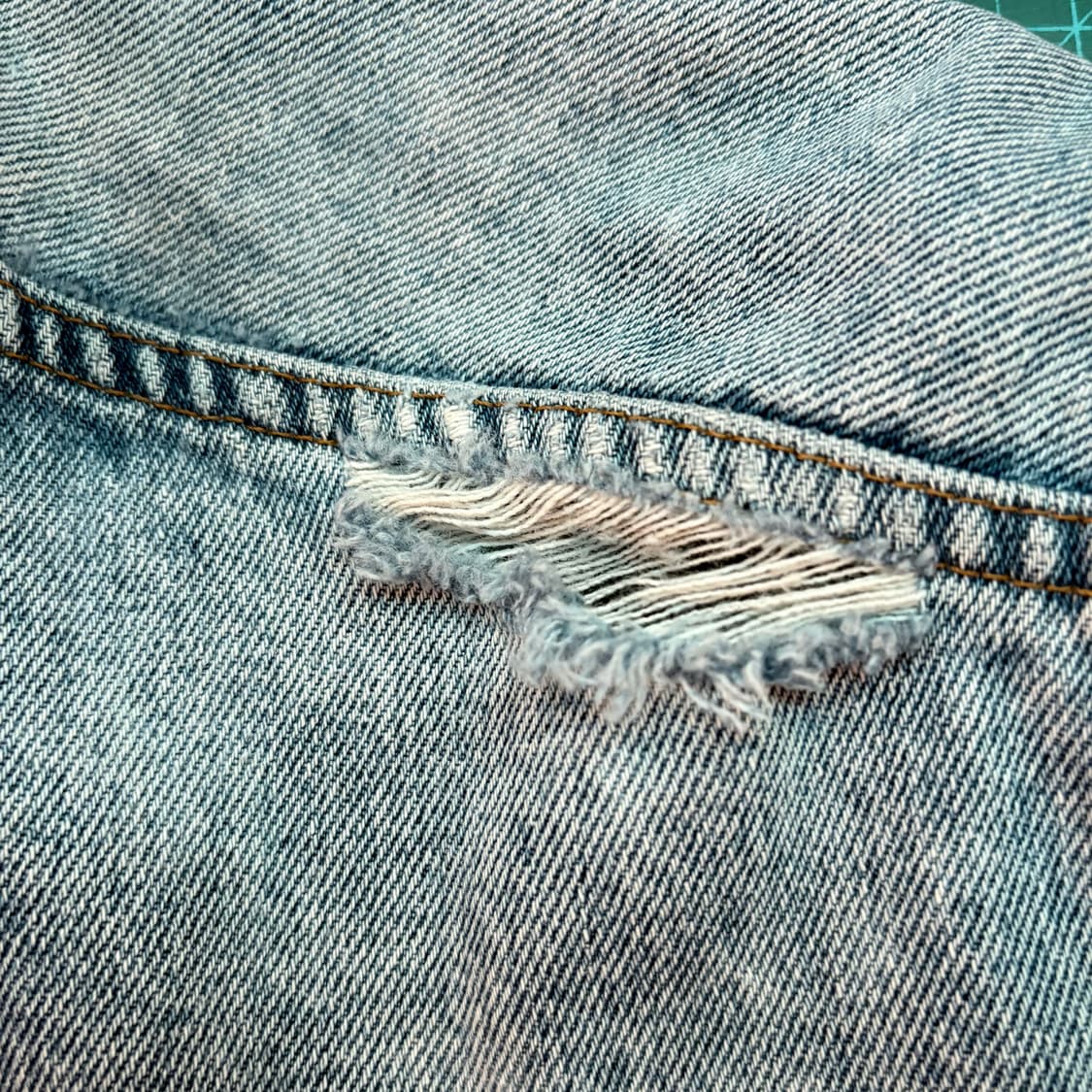 [XL] 폴로 진스 클래식 연청 데님 트러커 자켓 덩가리 상품이미지10