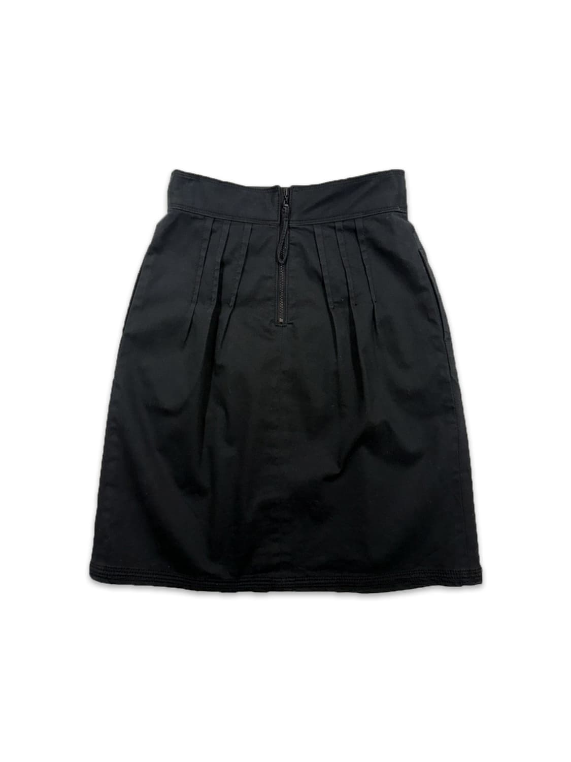 빈티지 ALMA EN ROSE 블랙 미디 스커트 상품이미지5