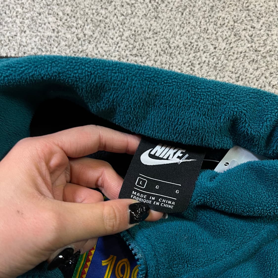 나이키 저스트 두잇 빅로고 반집업 플리스  상품이미지5