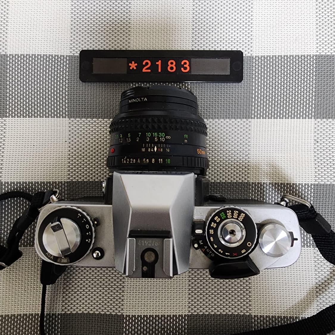 미놀타 XD-5 필름카메라 1.4 단렌즈 장착 상품이미지2