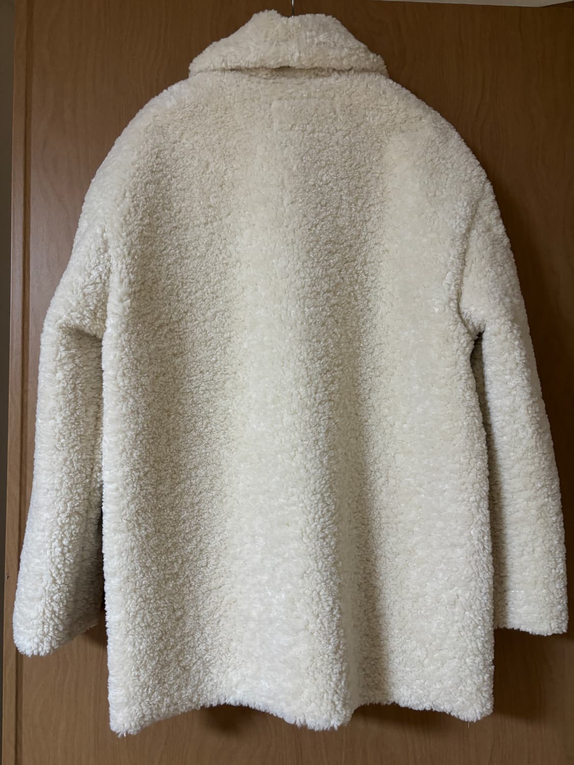 얀13 더플 무스탕 자켓 아이보리 상품이미지4