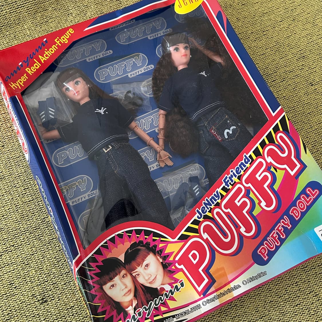 PUFFY 퍼피 하이퍼 액션 피규어 EVISU 콜라보 희귀 빈티지토이 상품이미지3