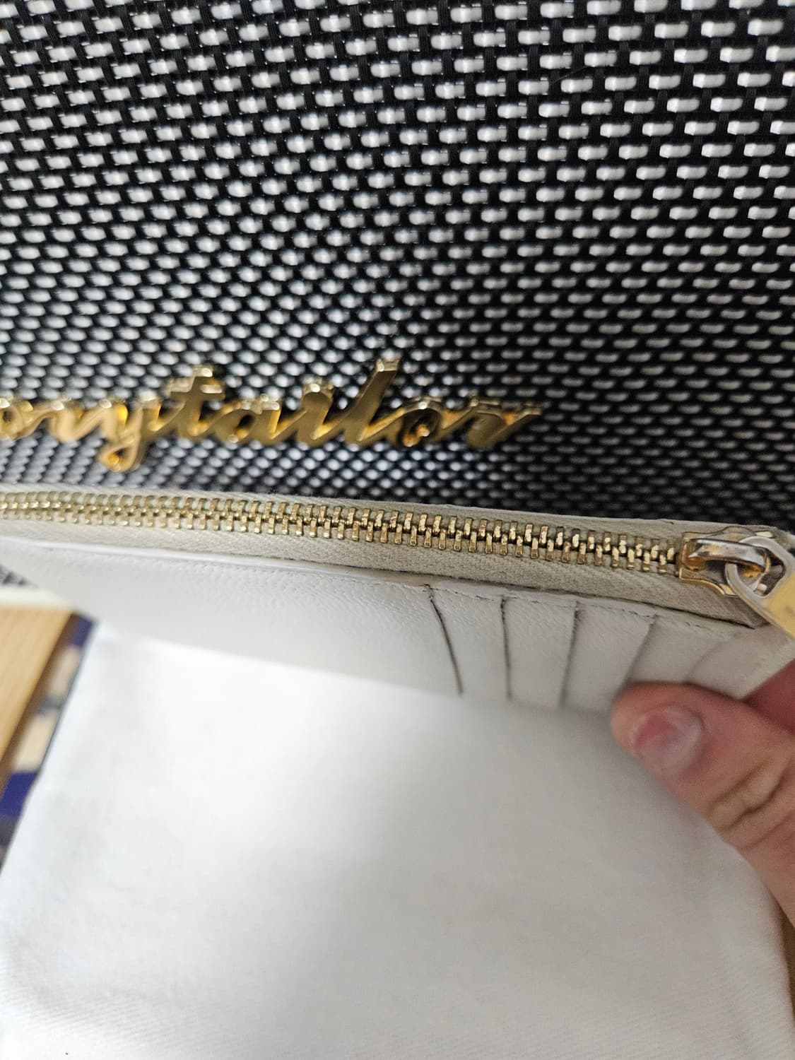 입생로랑 마틀라세 카드지갑 아이보리 상품이미지3