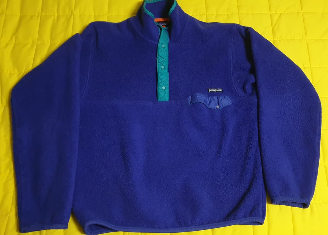 파타고니아 90s 빈티지 신칠라 스웨터 퍼플 남성 S , 여성 M 공용 상품이미지1
