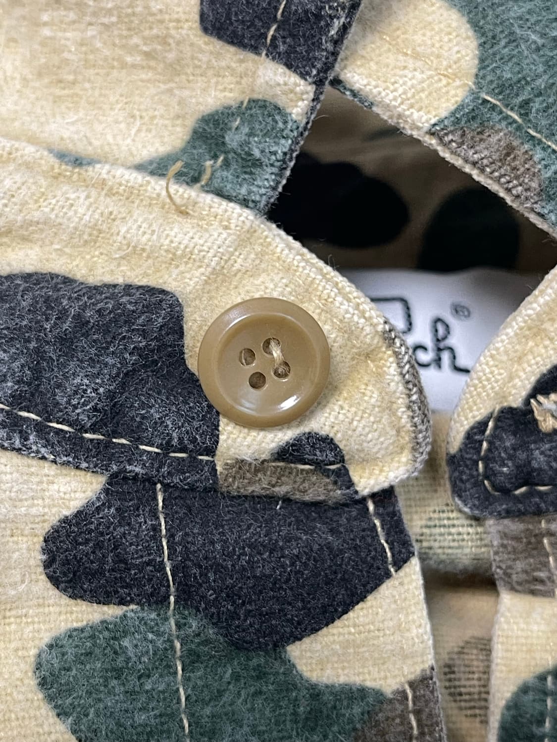 WOOLRICH 90s Duck Camo Hunting Shirt S  상품이미지4