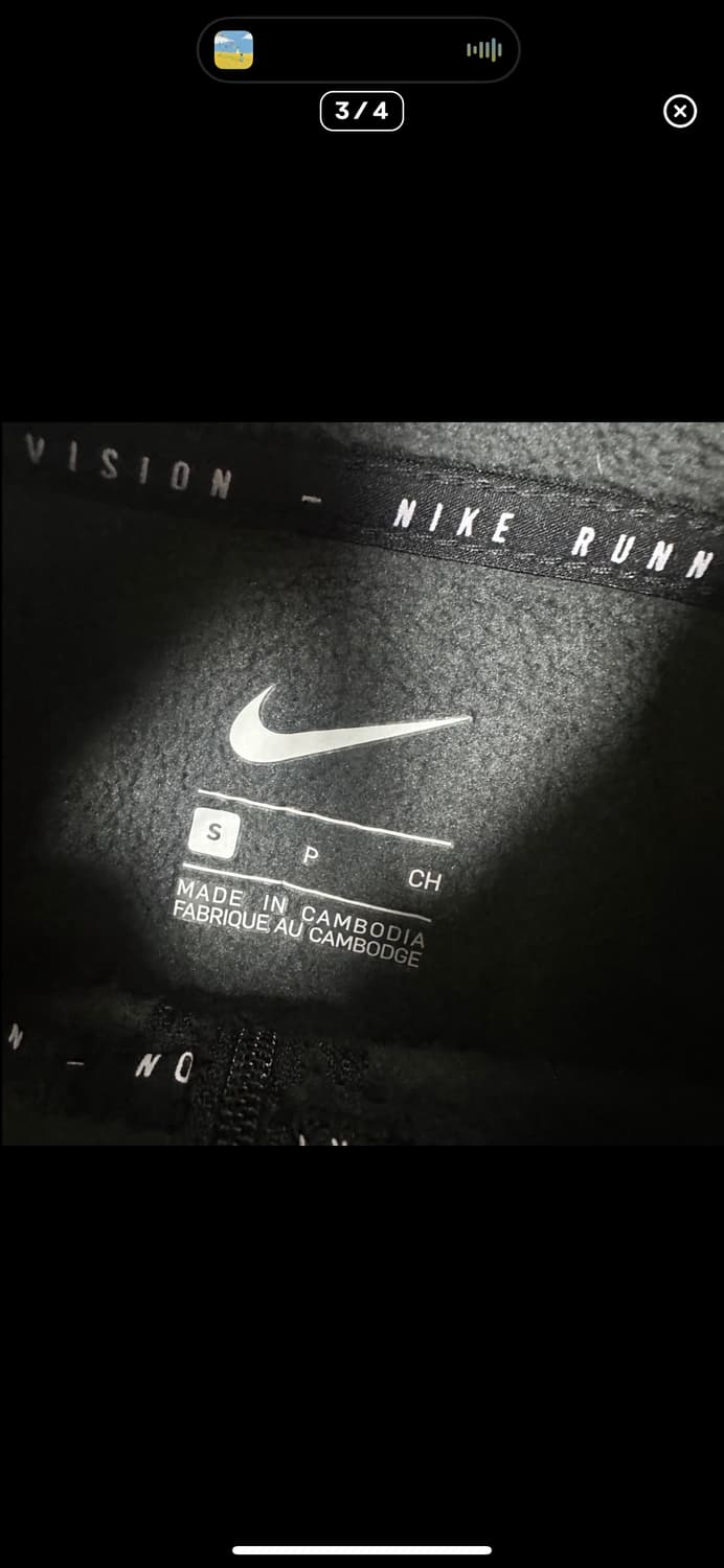 (바배) 나이키 런닝 플리스 기모 집업 상품이미지3