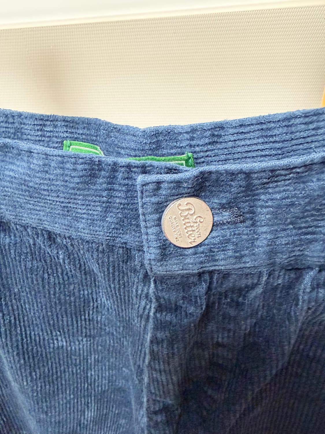 그린버터 네이비 코듀로이 팬츠 M 상품이미지3