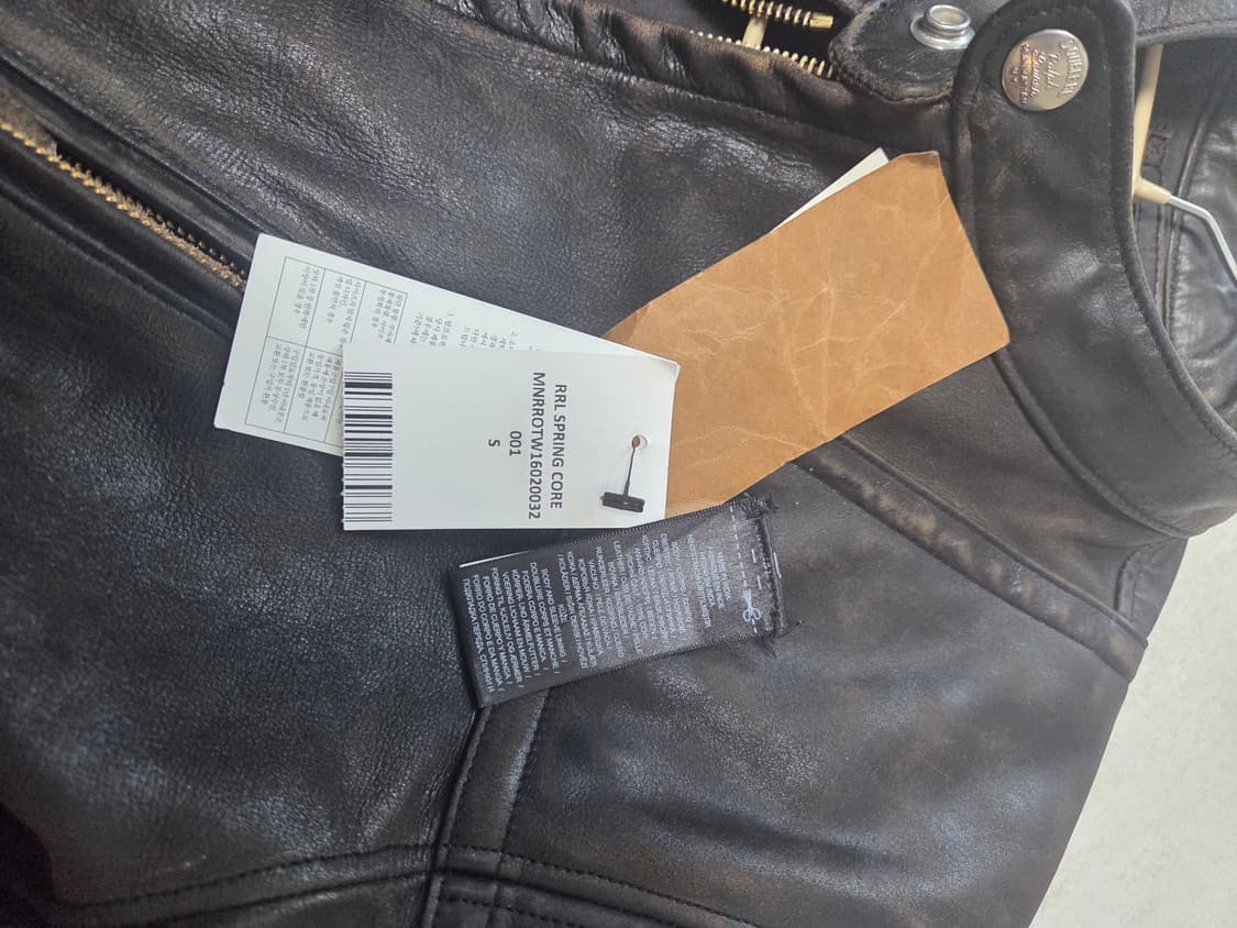 Rrl 슬림모토자켓 S 상품이미지6