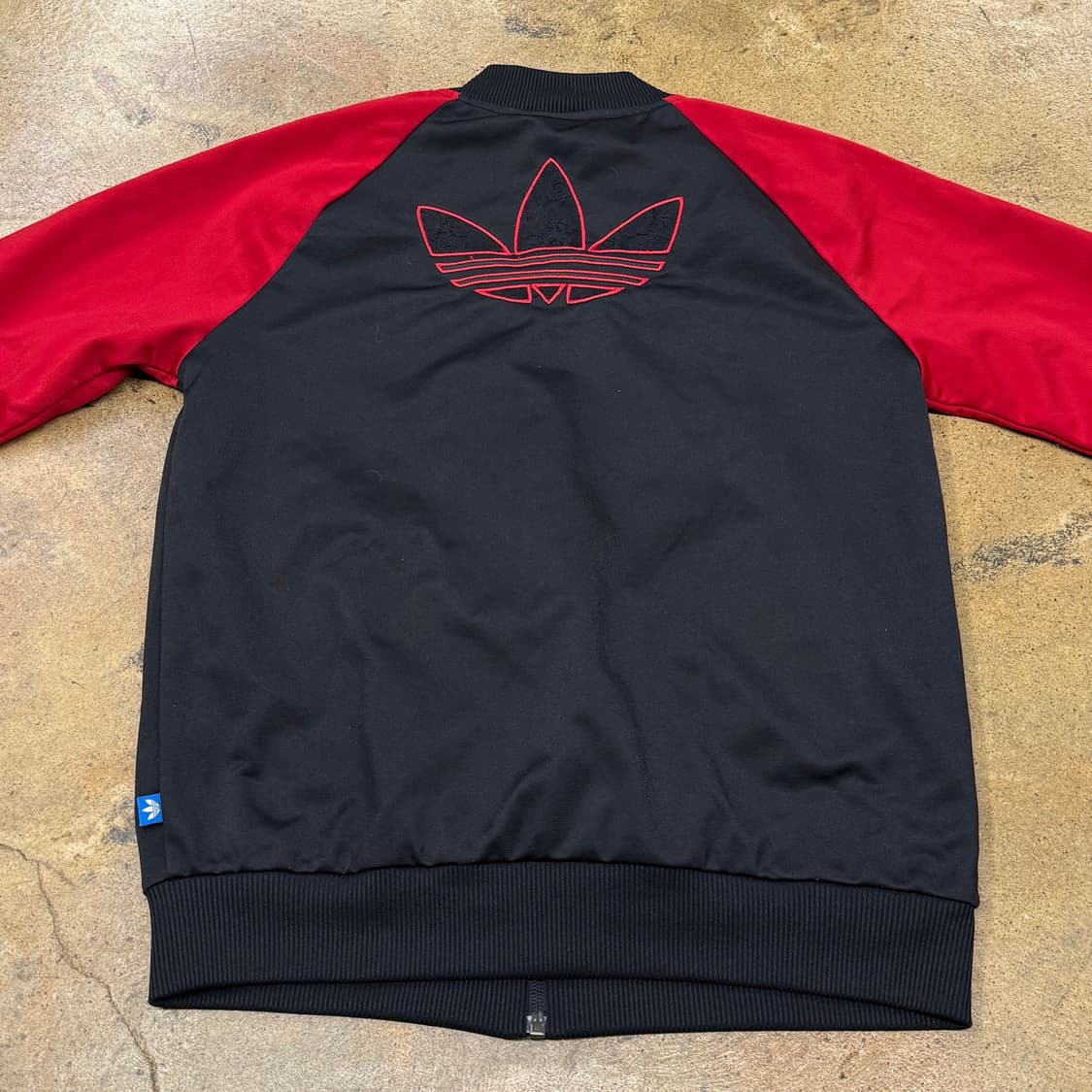 검빨 블랙 레드 파이어버드 레이스 백로고 트랙탑 져지 상품이미지4