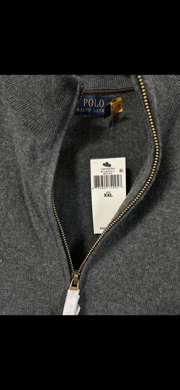 폴로 랄프 로렌 메리노울 쿼터집 스웨터 XXL 상품이미지2