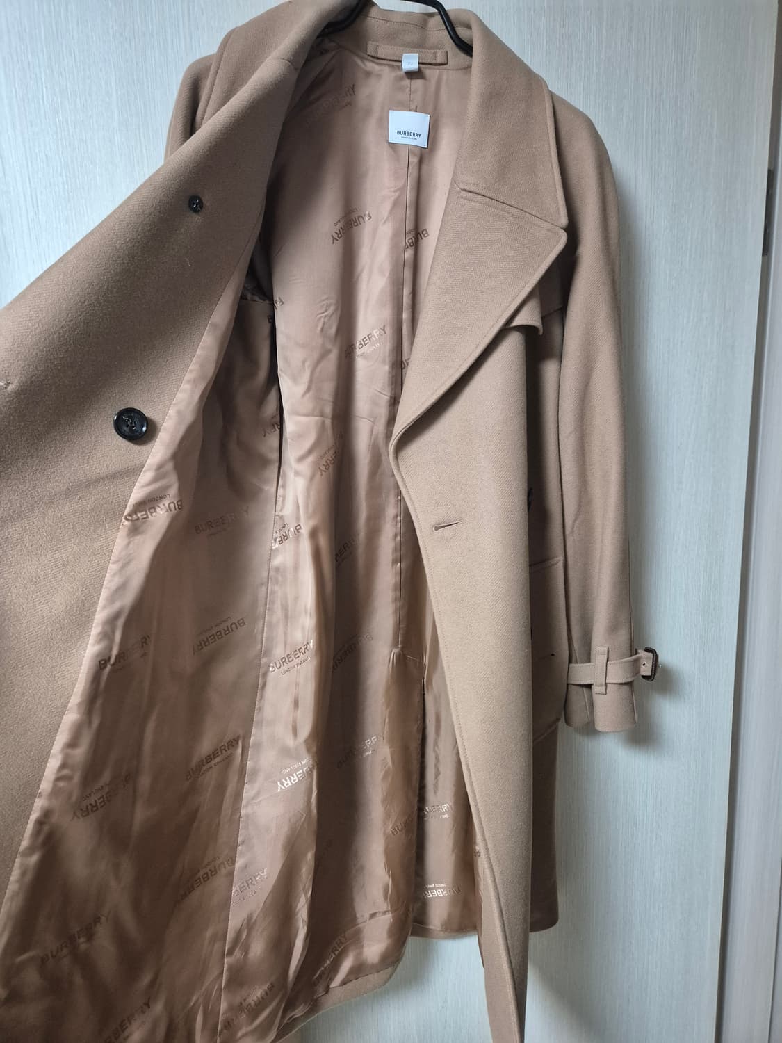 (정품) 버버리 크랜스톤 울 캐시미어 트렌치코트 34 (23년) 상품이미지8