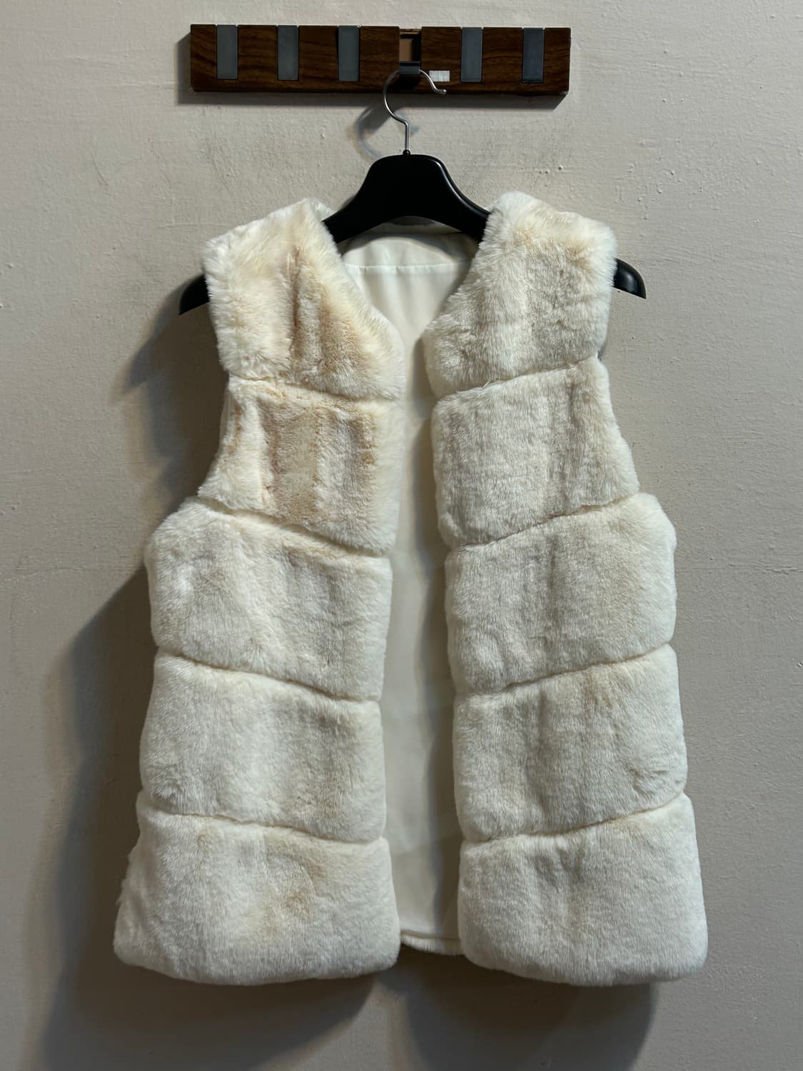 유즈드 페이크 퍼 베스트 상품이미지1