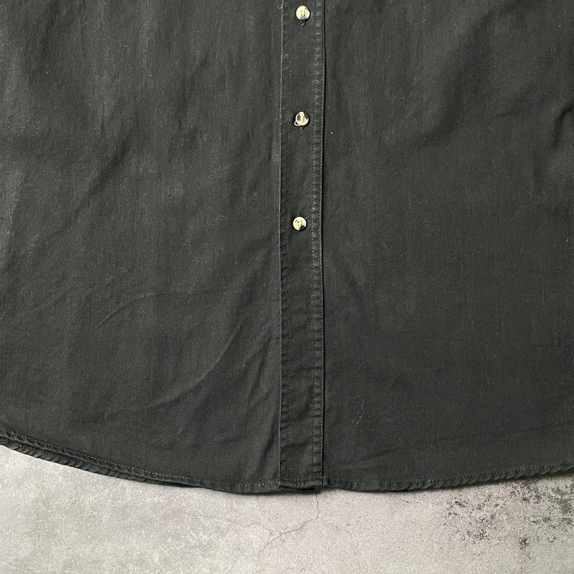 MOST WANTED 빈티지 블랙 코튼셔츠 상품이미지4