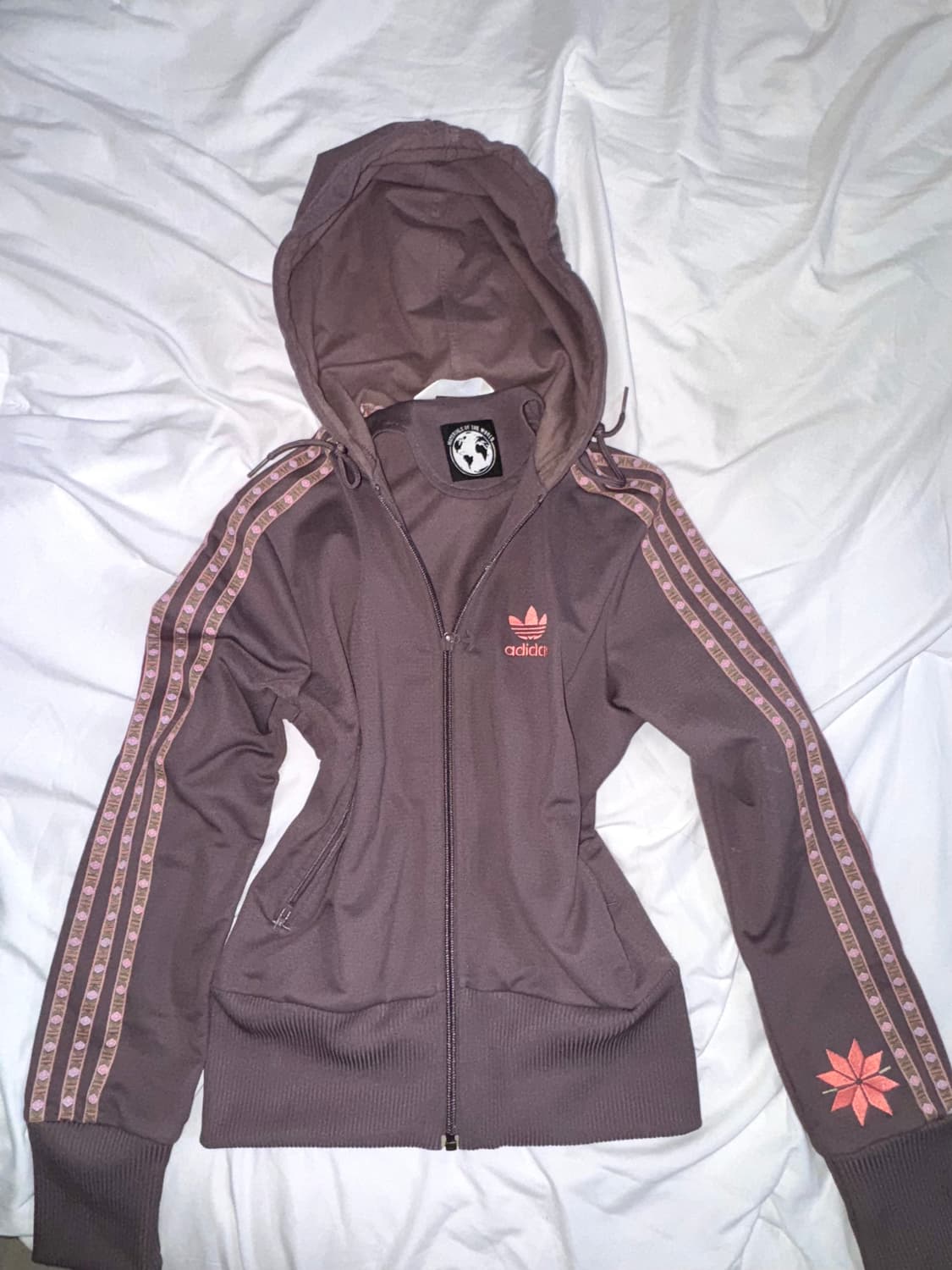 아디다스 불꽃 파이어버드 희귀 레어 딱붙핏 후드져지 후드집업 상품이미지1