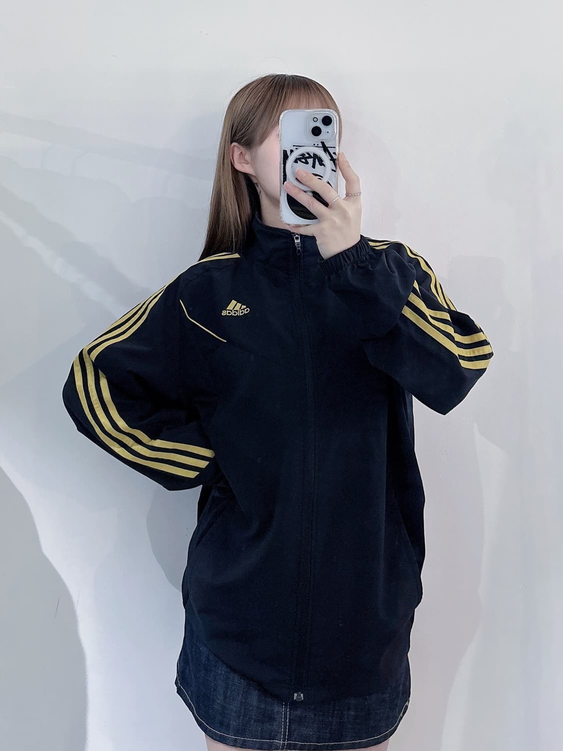 아디다스 스몰로고 삼선 바람막이 상품이미지3