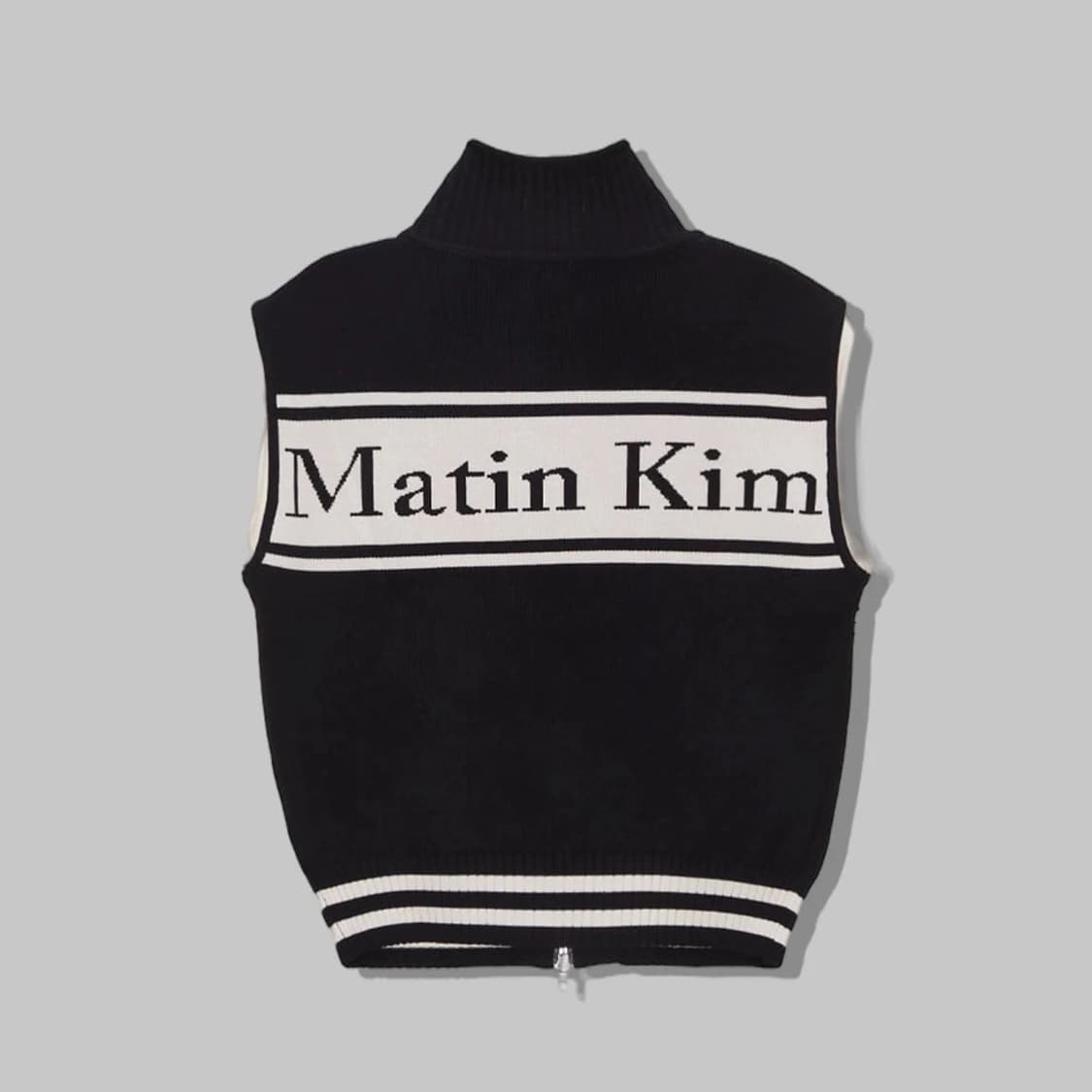 Matin Kim 블랙 조끼 상품이미지1
