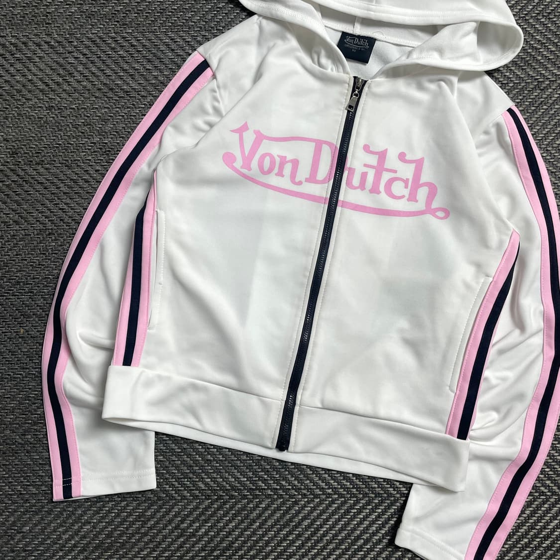 Von dutch 본더치 y2K 올드스쿨 트랙 후드집업o 6026 상품이미지2