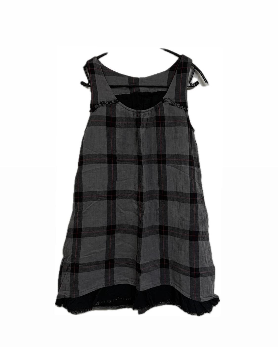 Charcoal check back ribbon opc 상품이미지1