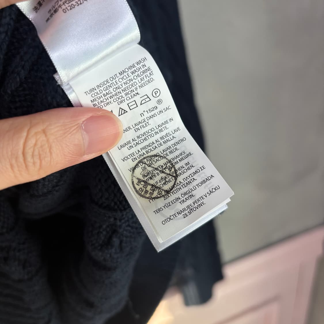 폴로 랄프로렌 꽈배기 니트 네이비 상품이미지5