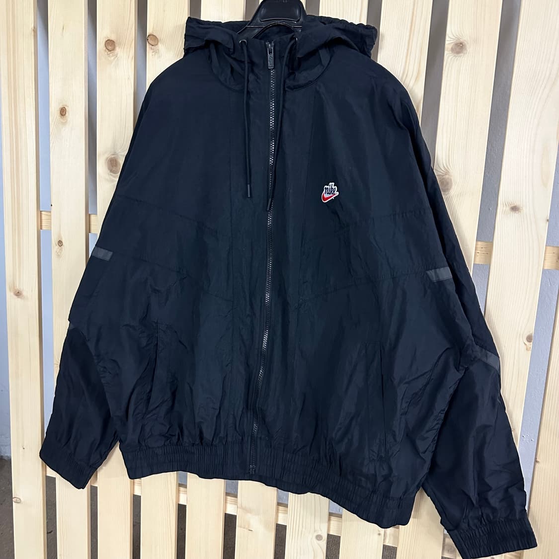 (2XL) 나이키 헤리티지 블랙 바람막이 자켓 상품이미지2