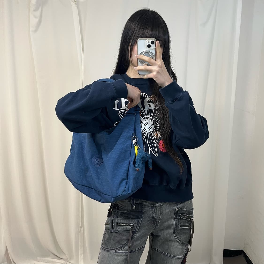 Kipling blue shoulder bag 상품이미지1