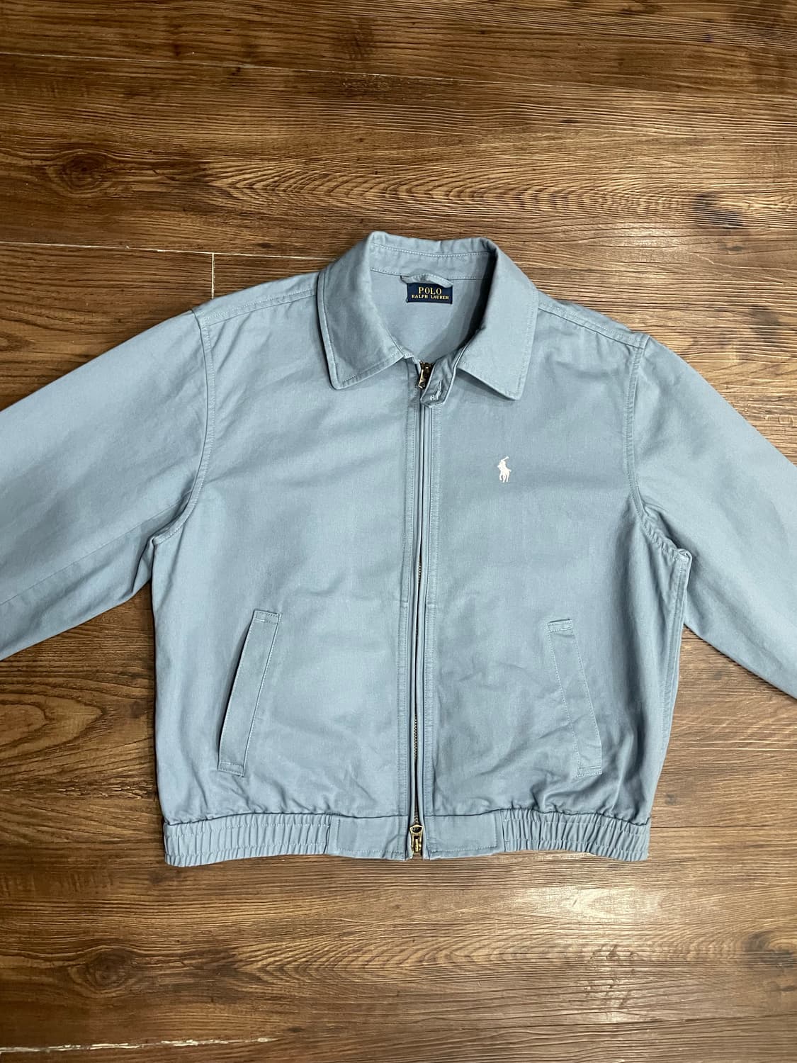 폴로 랄프로렌 여성 코튼 트윌 스윙톱 자켓 라이트블루 상품이미지2