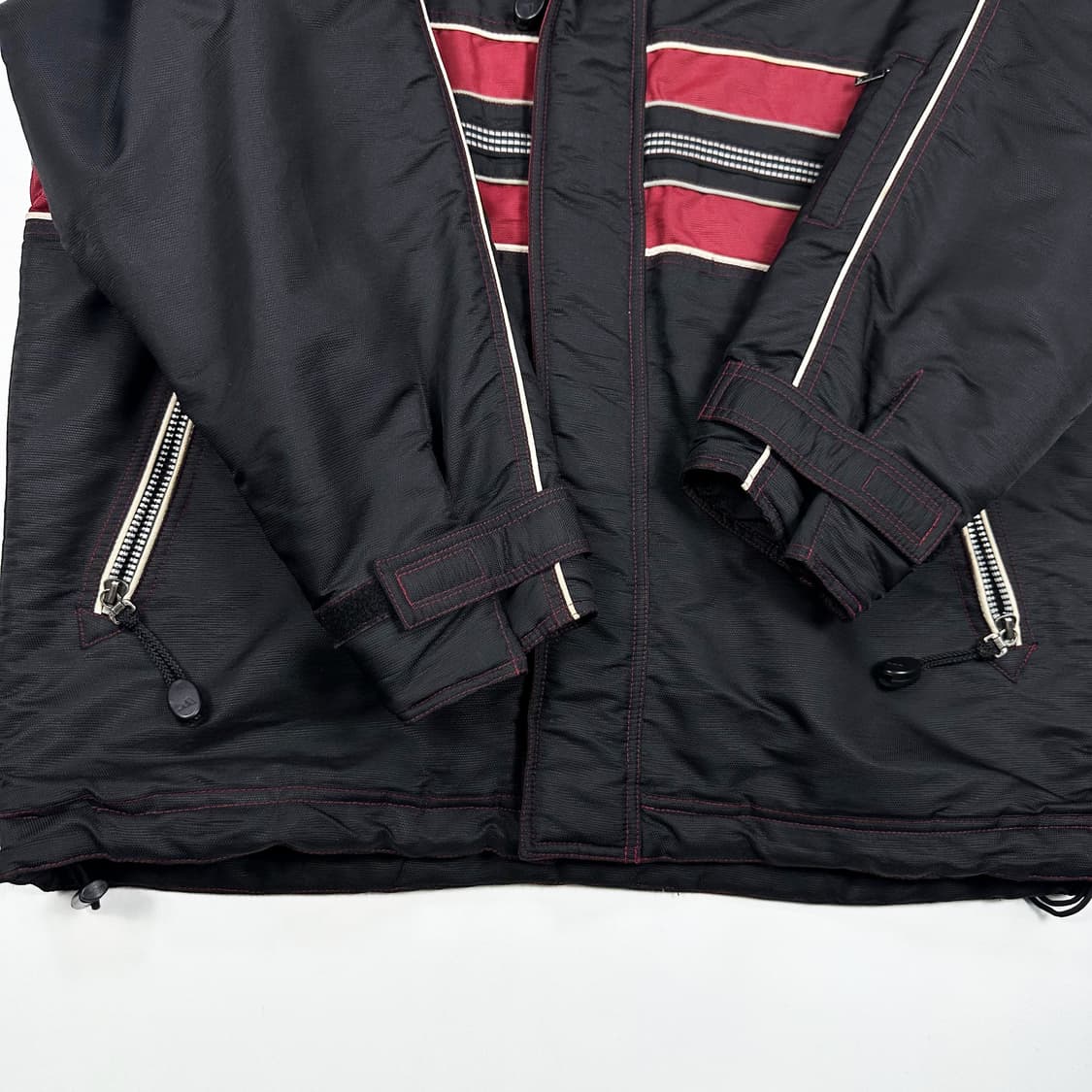 90s 아디다스 스키 올드스쿨 후디 점퍼 블랙 L 상품이미지4