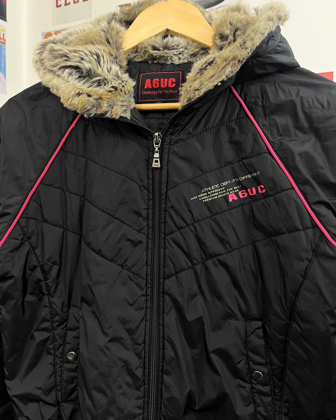 올드 빈티지 크롭 퍼 패딩 점퍼 상품이미지6