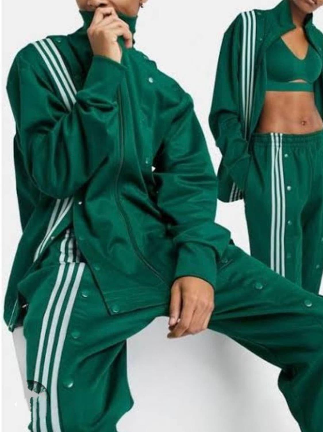 아디다스 X IVY PARK 한정 버튼 트랙탑 져지 상품이미지2