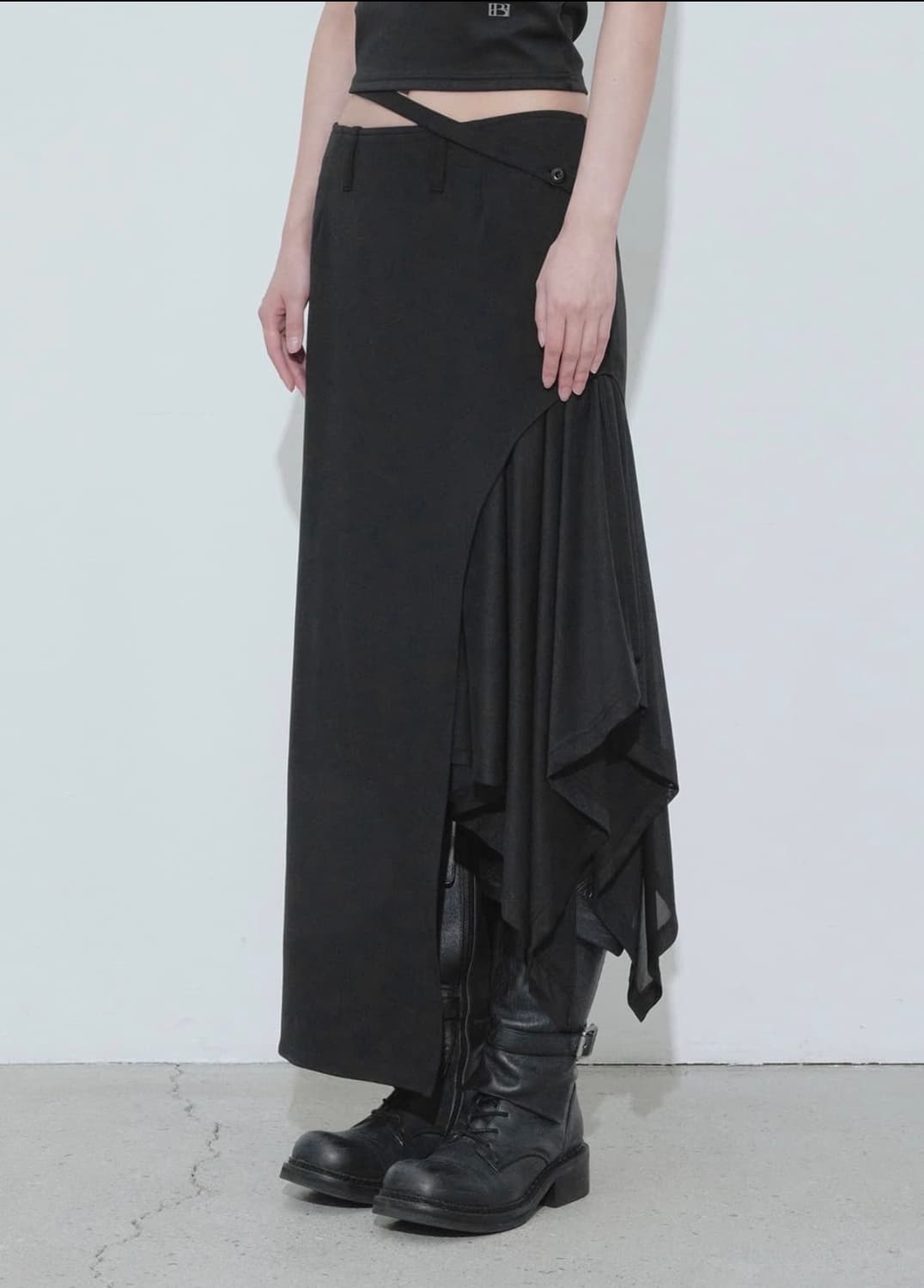 보헤미안서울 시어 레이어드 스커트 s 상품이미지1