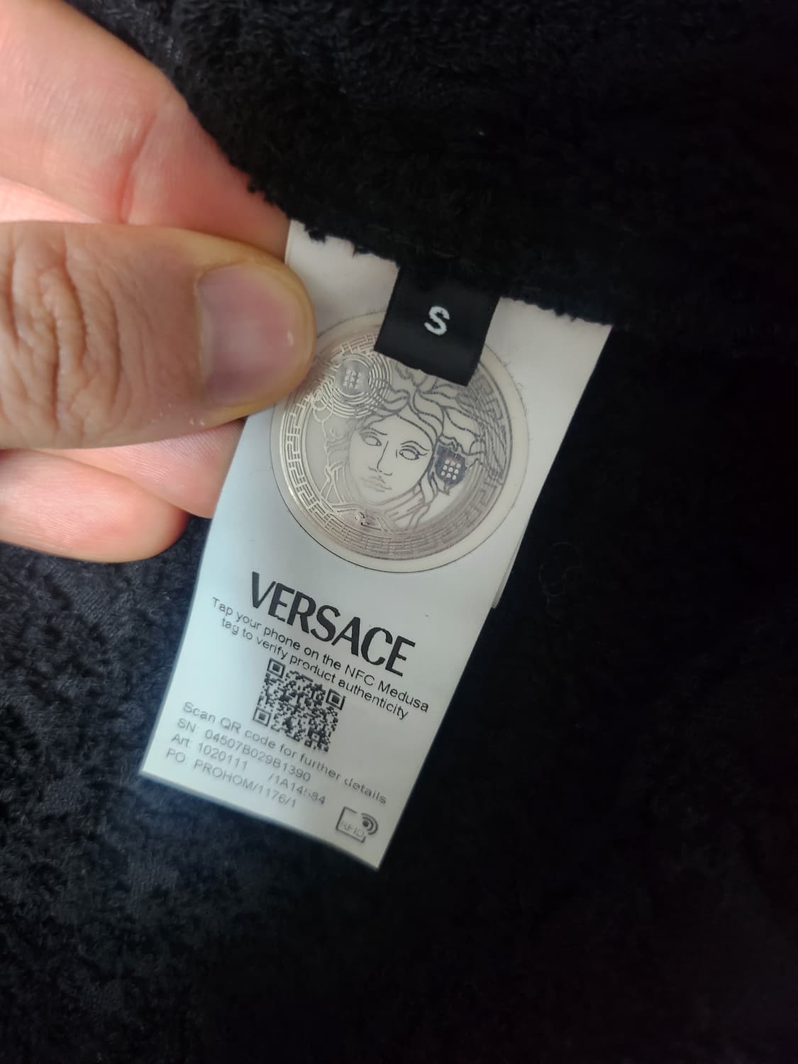 베르사체 아이러브 바로크 집업 스웨트셔츠 상품이미지6