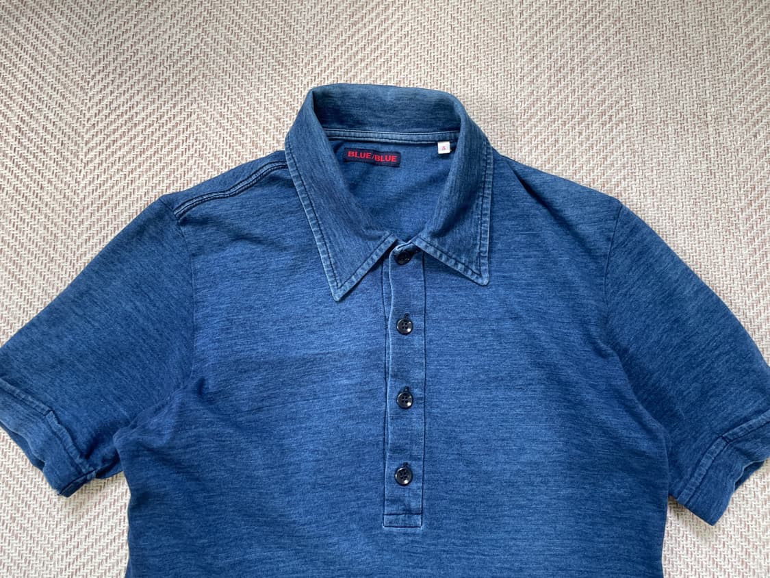 블루블루 재팬 데님 반팔티셔츠 J04345 상품이미지3