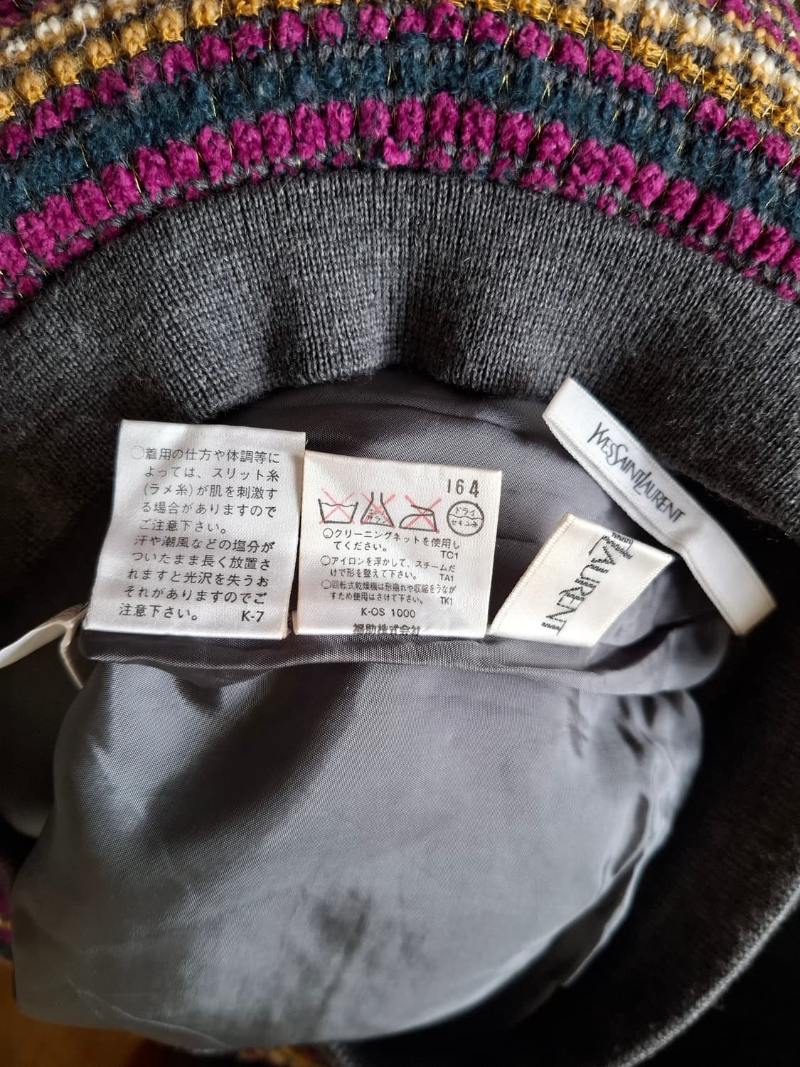 입생로랑 정품 니트 미디스커트  상품이미지5