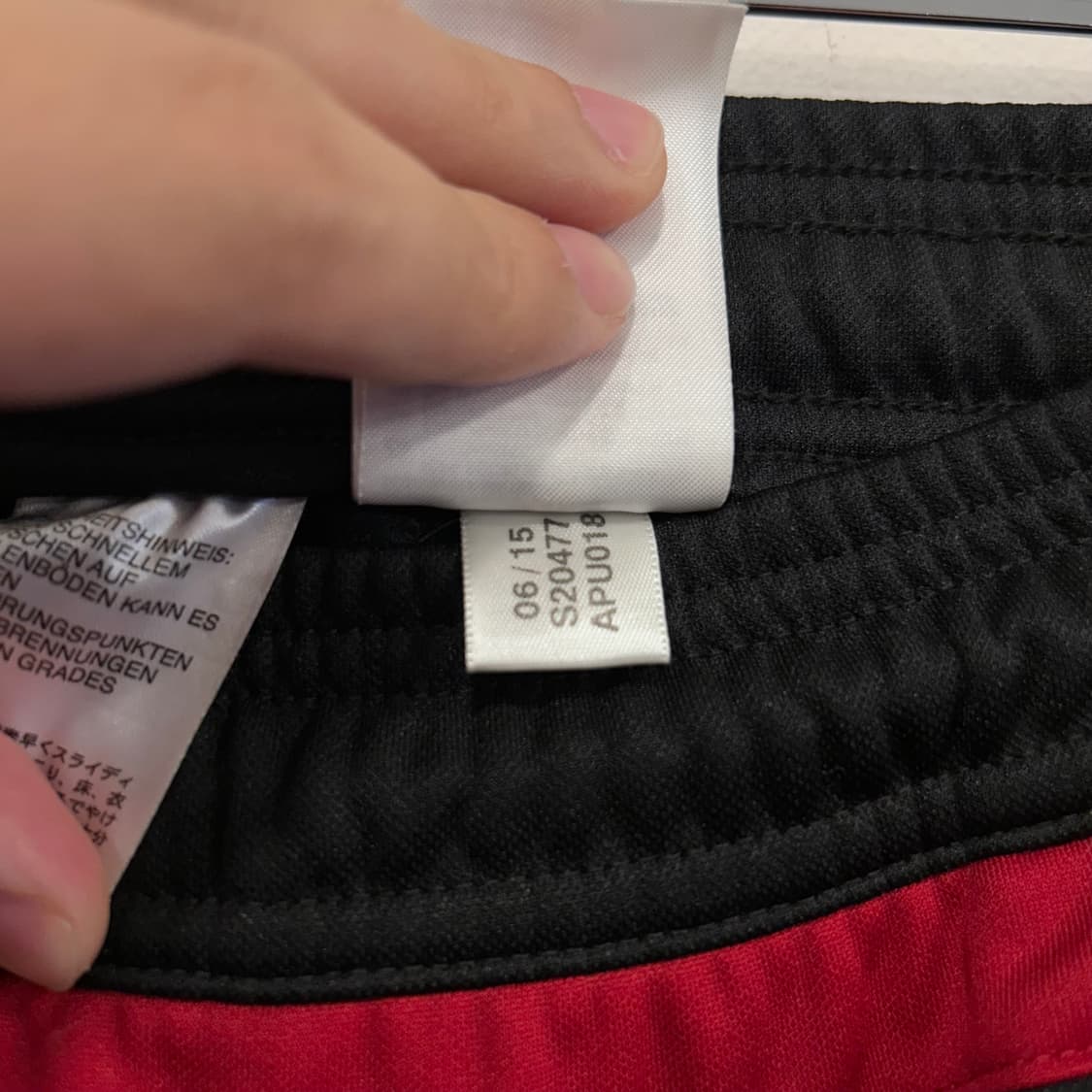 아디다스 AC밀란 팀로고 트랙라인 조거팬츠 상품이미지4