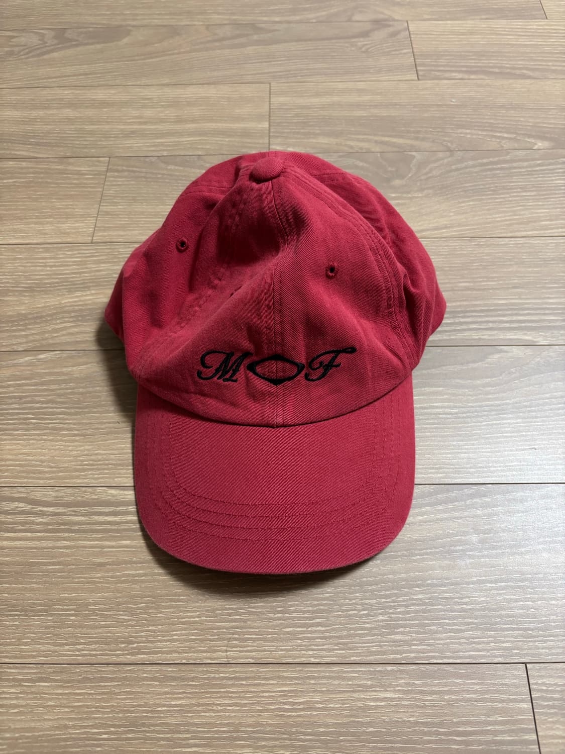 Rhombus String Ball Cap - Red 상품이미지2