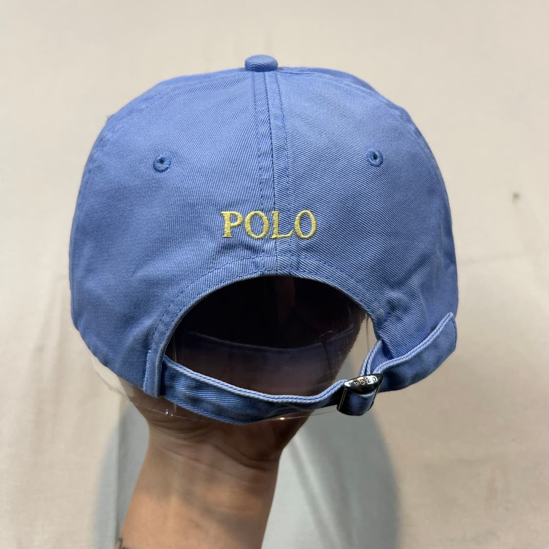 폴로 랄프로렌 치노 볼캡 모자 스카이블루 상품이미지4